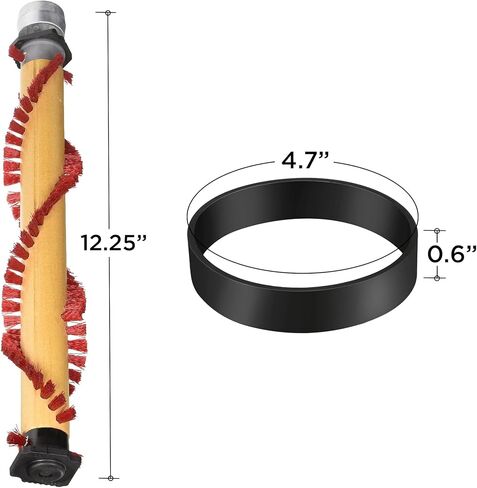 Replacement 11 1/4" Roller Brush with 3 Belts for Oreck Commercial Vacuum Cleaners - Fits for XL Upright Vacuum Cleaners Only (Will Not Fit XL21 Series) in Kuwait
