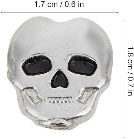 ضبط غطاء الوتد، 6 قطع ضبط غطاء الرأس، شكل الجمجمة صنعة ممتازة لعازفي الجيتار الشعبي الغيتار الكهربائي كهدية in Kuwait