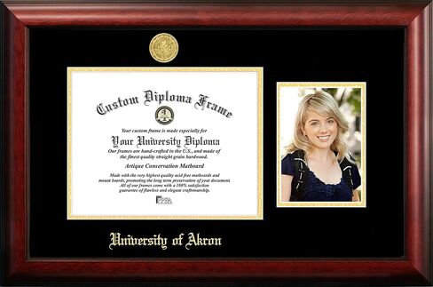 Campus Images NCAA University of Cincinnati 11 x 8.5 Inches Gold Embossed Diploma Frame with 5 x 7 Inches Portrait in Saudi Arabia