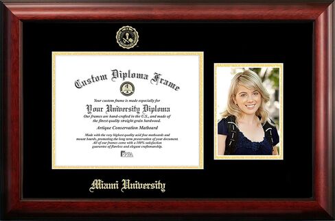 Campus Images NCAA University of Cincinnati 11 x 8.5 Inches Gold Embossed Diploma Frame with 5 x 7 Inches Portrait in Saudi Arabia