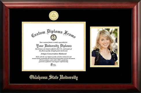 Campus Images NCAA University of Cincinnati 11 x 8.5 Inches Gold Embossed Diploma Frame with 5 x 7 Inches Portrait in Saudi Arabia