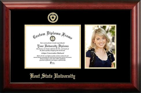 Campus Images NCAA University of Cincinnati 11 x 8.5 Inches Gold Embossed Diploma Frame with 5 x 7 Inches Portrait in Saudi Arabia