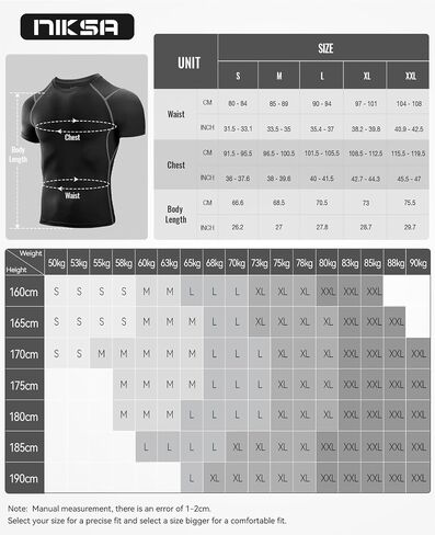 Niksa Men's Compression Shirts 4 Pack, Short Sleeve Athletic Compression Tops Cool Dry Workout T Shirt, Rash Guard Base Layer Undershirt in Kuwait