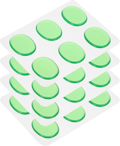 MECCANIXITY 24 Pcs Drum Dampeners Gel Pads Silicone Mute Pads Drum Silencers Drum Dampeners Moon Gels Clear 30x25x3mm for Drums Cymbals Tone Control in Saudi Arabia