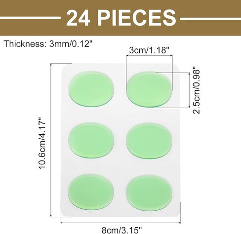 MECCANIXITY 24 Pcs Drum Dampeners Gel Pads Silicone Mute Pads Drum Silencers Drum Dampeners Moon Gels Clear 30x25x3mm for Drums Cymbals Tone Control in Saudi Arabia