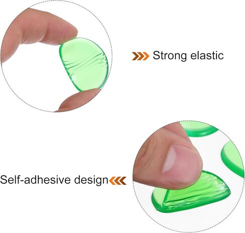 MECCANIXITY 24 Pcs Drum Dampeners Gel Pads Silicone Mute Pads Drum Silencers Drum Dampeners Moon Gels Clear 30x25x3mm for Drums Cymbals Tone Control in Saudi Arabia