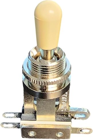 مفتاح تبديل ثلاثي الاتجاهات من Switchcraft مع طرف حقيقي، إطار قصير لجيتار جيبسون ليه بول الكهربائي (كريمي)، FM-12120X in Kuwait