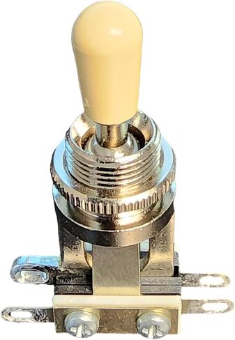 مفتاح تبديل ثلاثي الاتجاهات من Switchcraft مع طرف حقيقي، إطار قصير لجيتار جيبسون ليه بول الكهربائي (كريمي)، FM-12120X in Kuwait