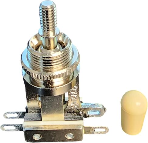 مفتاح تبديل ثلاثي الاتجاهات من Switchcraft مع طرف حقيقي، إطار قصير لجيتار جيبسون ليه بول الكهربائي (كريمي)، FM-12120X in Kuwait