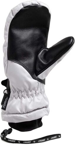 SWANY Men's Arctic Touch-Screen Compatible Insulated Warm Durable Leather Winter Mittens with Quick Release Strap in Saudi Arabia