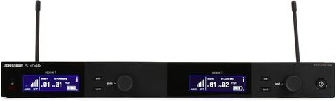 جهاز استقبال Shure SLXD4D اللاسلكي ثنائي القناة (تُباع أجهزة الإرسال بشكل منفصل) in Saudi Arabia