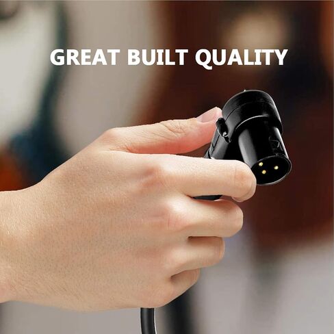 Balanced XLR Cable Right Angle Male to Right Angle Female - 0.5 Feet (6 inches) Black - Pro 3-Pin 90 Degree Microphone Connector for Audio Interface or Mixer for Live Performance & Recording in Saudi Arabia