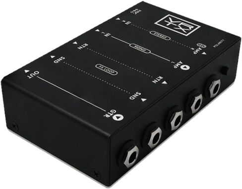 حزمة Pedalboard لواجهة Vertex Effects Buffer مع 2x Strukture S6P48 كابلات التصحيح ذات الزاوية اليمنى المنسوجة و12x قطع جيتار وقماش تلميع الصوت السائل in Saudi Arabia