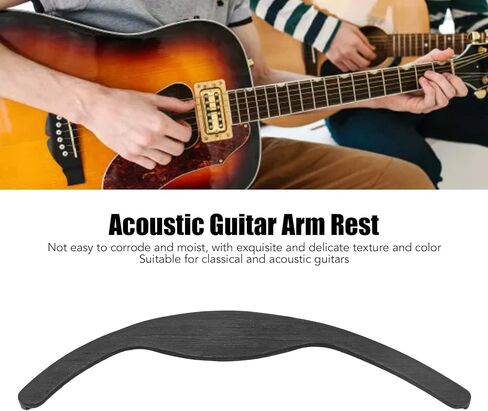 Guitar Arm Rest Ergonomic Wood Classical Acoustic Guitar Armrest with Delicate Texture for Comfortable Arm Support in Saudi Arabia