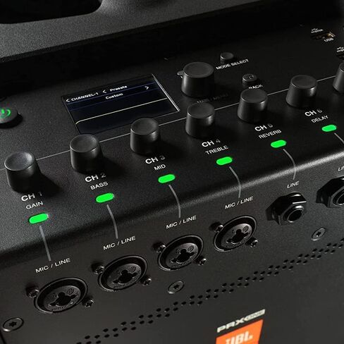 نظام JBL PRX ONE الكل في واحد يعمل بنظام PA مع خلاط وحزمة DSP وميكروفون صوتي ديناميكي سلكي وكابل XLR-XLR مقاس 20 بوصة in Saudi Arabia