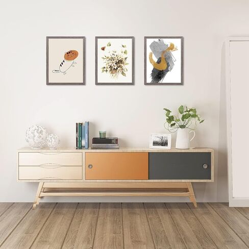 إطار صورة Frametory، مقاس 16 × 20 مع حصيرة للصور مقاس 11 × 14 - - نمط ريفي ريفي - قالب عريض زجاجي عالي الدقة - أجهزة تثبيت على الحائط مثبتة مسبقًا (أبيض ريفي، عبوة واحدة) in Kuwait