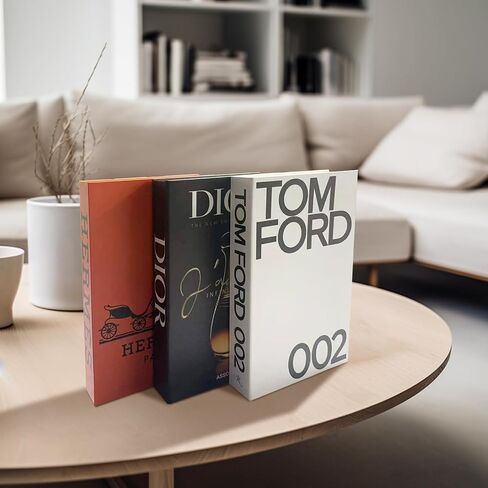 Chic Faux Book Set for Stylish Home Decor - Preppy Aesthetic Collection in Saudi Arabia