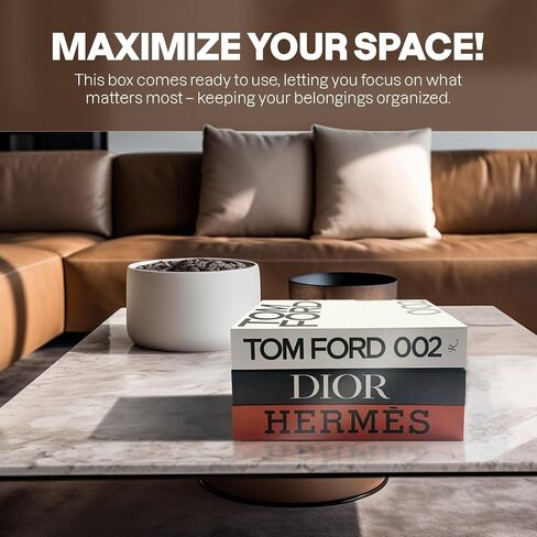Chic Faux Book Set for Stylish Home Decor - Preppy Aesthetic Collection in Saudi Arabia