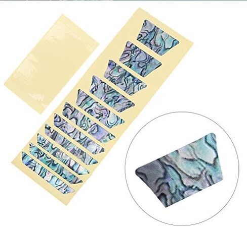 0.04mm Guitar Inlay Stickers Decor,Guitar Fretboard Markers for Electric Guitar Fretboard in Saudi Arabia