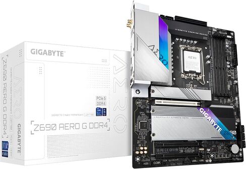 اللوحة الأم GIGABYTE Z790M AORUS Elite AX ICE LGA 1700 Intel Z790 M-ATX مع DDR5، Triple M.2، PCIe 5.0، USB 3.2 Gen2X2 Type-C، Intel Wi-Fi 6E، 2.5GbE LAN، Q-Flash Plus، EZ-Latch زائد in Kuwait