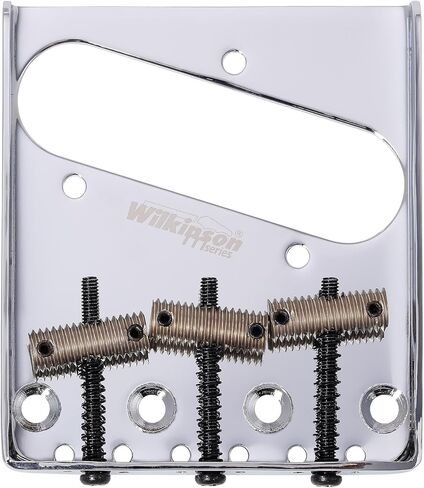 ويلكنسون 2-1/8 بوصة (54 مم) جسر المذيع العتيق WOT01T مترابطة 3 سروج جسر جيتار ثابت للجيتار الكهربائي طراز TL (WOT01T (CR)) in Kuwait