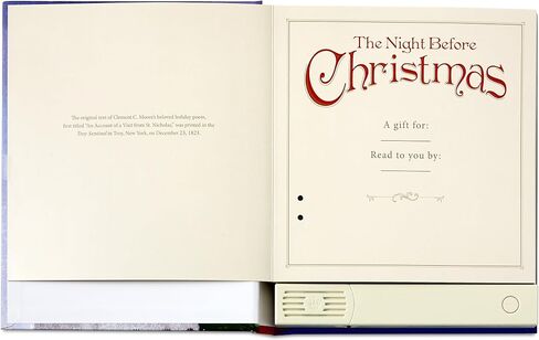 Hallmark The Night Before Christmas Recordable Storybook with music in Saudi Arabia