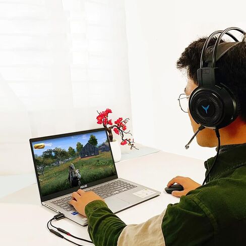 محول صوت ستيريو خارجي USB من RIIPOO لنظام التشغيل Windows وMac - قم بتوصيل وتشغيل محول صوت USB إلى 3.5 مم - لا حاجة إلى برامج تشغيل - محول واجهة الصوت in Saudi Arabia