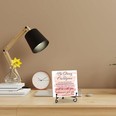 Inspirational Gifts for Women Men, Sunflower Wooden Sign Decor with Iron Stand, Motivational Quotes Wood Decorations for Home Office Room Kitchen Tabletop Decor - b06 in Saudi Arabia