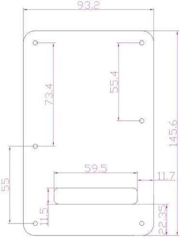 KAISH Matte Aluminum ST/Strat Tremolo Back Plate Cover Metal Anodized Trem Cavity Cover for American/Mexican Strat/Stratocaster Matte Silver in Kuwait