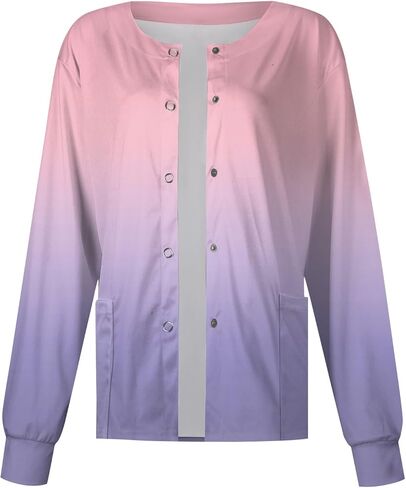 Woman Scrubs Scrubs Joggers for Women Soft Scrub Womens Printed Jacket Scrub Jacket Scrub Tops Women Plus Size Plus Size Long Sleeve Tops Women Crew Neck Nurses Scrubs Sets for Women Halloween in Saudi Arabia