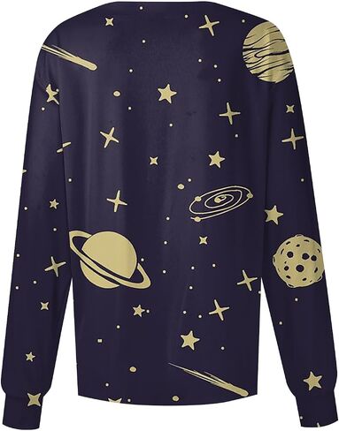 Woman Scrubs Scrubs Joggers for Women Soft Scrub Womens Printed Jacket Scrub Jacket Scrub Tops Women Plus Size Plus Size Long Sleeve Tops Women Crew Neck Nurses Scrubs Sets for Women Halloween in Saudi Arabia