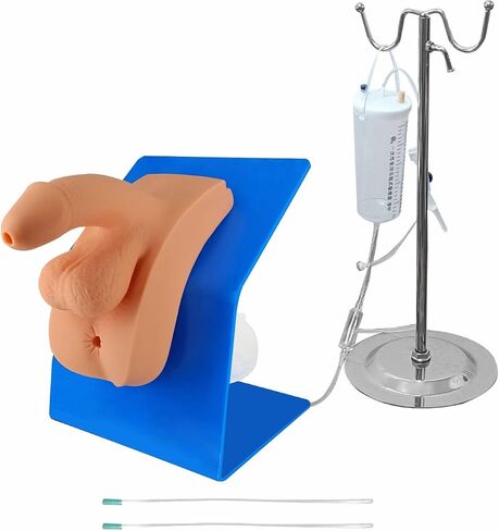 2Pcs Catheterization Model Male Female, Catheter Model Internal External Genital PVC Anatomy Model Nursing Practice for Medical Clinical Teaching and Practical Training in Saudi Arabia