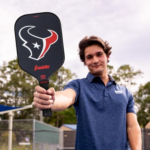 Franklin Sports NFL Pro Pickleball Paddle – 13MM Signature Series Pro Pickleball Paddle with MaxGrit Surface - Official NFL Team – USAP Approved - Premium Quality - Authentic NFL Team Logos in Saudi Arabia