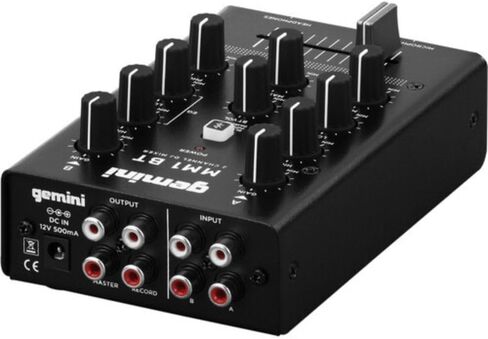 Gemini MM1BT خلاط مدمج بقناتين مع حزمة بلوتوث مع كابل صوت Pearstone 2 RCA ذكر إلى 2 RCA ذكر (3 بوصات) in Kuwait