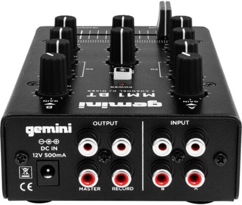 Gemini MM1BT خلاط مدمج بقناتين مع حزمة بلوتوث مع كابل صوت Pearstone 2 RCA ذكر إلى 2 RCA ذكر (3 بوصات) in Kuwait