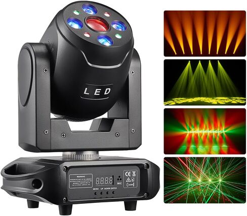 ضوء الرأس المتحرك، مصباح WorldLite Led المتحرك للمسرح DJ 100W Spot + 8 * 12W RGBW Beam Point Control DMX512، رائع لإضاءة المسرح والدي جي، وحفلات الديسكو، وأضواء زفاف النادي in Saudi Arabia