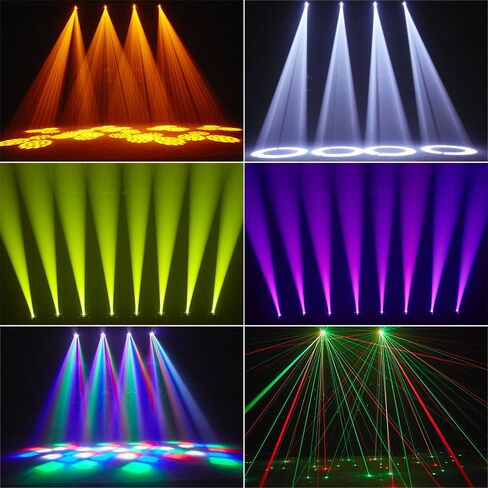 ضوء الرأس المتحرك، مصباح WorldLite Led المتحرك للمسرح DJ 100W Spot + 8 * 12W RGBW Beam Point Control DMX512، رائع لإضاءة المسرح والدي جي، وحفلات الديسكو، وأضواء زفاف النادي in Saudi Arabia
