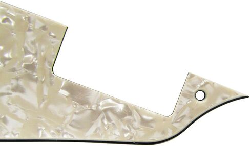 FLEOR 1Ply كريم LP جيتار Pickguard مع حامل كروم براغي تركيب LP Style Pickguard Set in Saudi Arabia