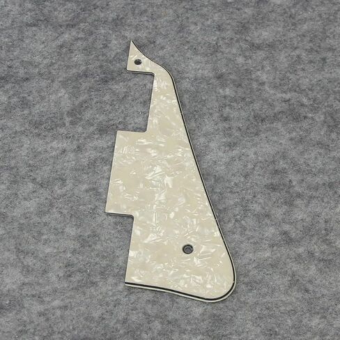 FLEOR 1Ply كريم LP جيتار Pickguard مع حامل كروم براغي تركيب LP Style Pickguard Set in Saudi Arabia