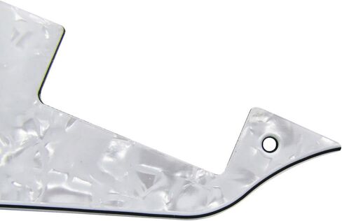 FLEOR 1Ply كريم LP جيتار Pickguard مع حامل كروم براغي تركيب LP Style Pickguard Set in Saudi Arabia