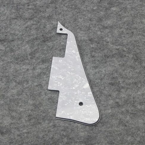 FLEOR 1Ply كريم LP جيتار Pickguard مع حامل كروم براغي تركيب LP Style Pickguard Set in Saudi Arabia