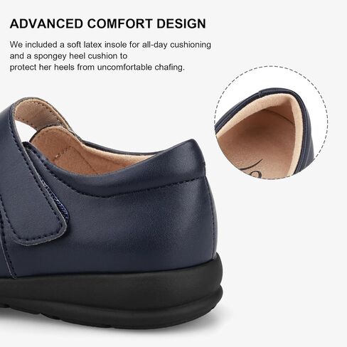 أحذية Stelle للفتيات المدرسية باللون الأسود من Mary Jane Flats، أحذية رسمية للأطفال الصغار والكبار in Kuwait