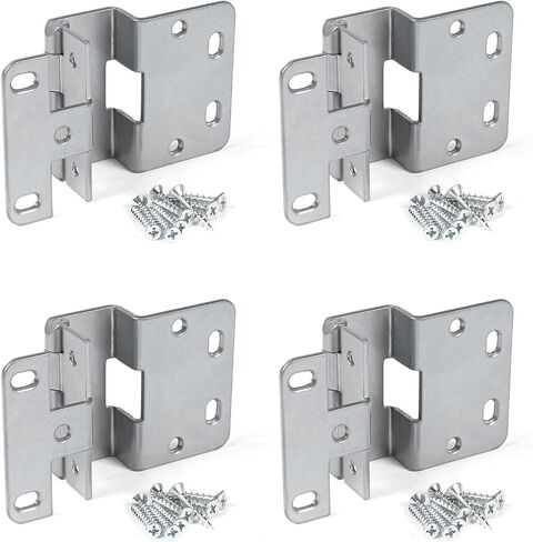 Outwater Industries: 2-3/4in Five Knuckle Hinge in Matte Chrome | for 3/4in Door | 2 Pack in Saudi Arabia