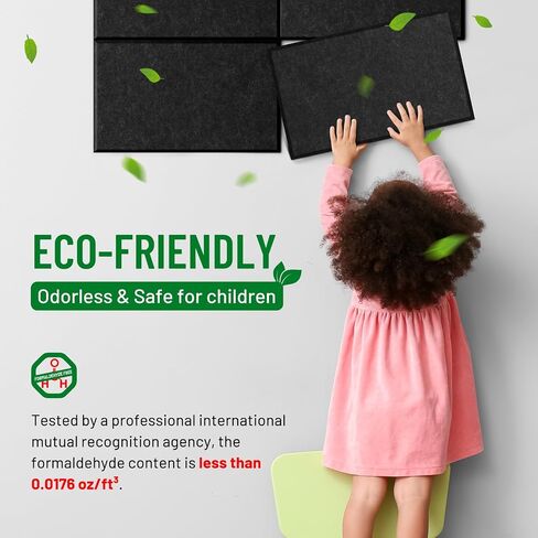 CAHAYA 12 Pack Acoustic Panels Self-Adhesive 13.4*7.9in Soundproof Insulation Panel Sound Absorbing Noise Reduction Pads Sound Reducing Foam for Office Door Walls White CY0339-2 in Saudi Arabia