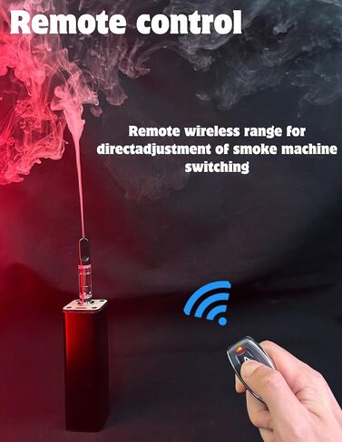 Portable fog Machines |Smoke Machine for While Dancing Stage Halloween DJ Party (Slim Black) in Saudi Arabia