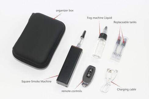 Portable fog Machines |Smoke Machine for While Dancing Stage Halloween DJ Party (Slim Black) in Saudi Arabia