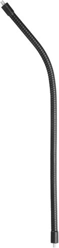 PATIKIL 8" Gooseneck, 1/4"-20 Male to Male Thread Metal Universal Hose Flexible Arm Gooseneck Tube Extension Holder for Action Camera, Phone, Microphone, Black in Saudi Arabia