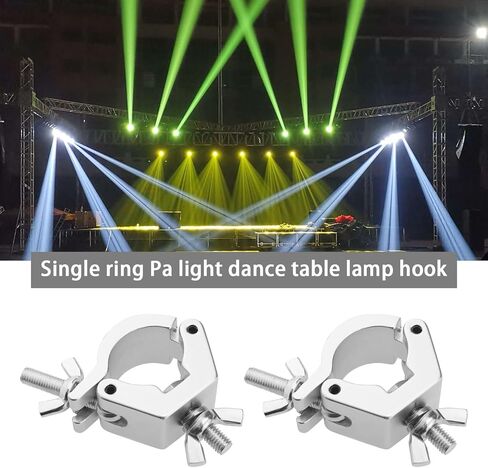 Create idea 4pcs Aluminum Alloy Hook Truss Hook Clamp O-Clamp Half Hook Stage Light Hook for Spotlight LED Light or Stage Light Hanger Pipe Clamp 28-35mm in Saudi Arabia