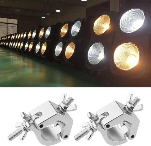 Create idea 4pcs Aluminum Alloy Hook Truss Hook Clamp O-Clamp Half Hook Stage Light Hook for Spotlight LED Light or Stage Light Hanger Pipe Clamp 28-35mm in Saudi Arabia