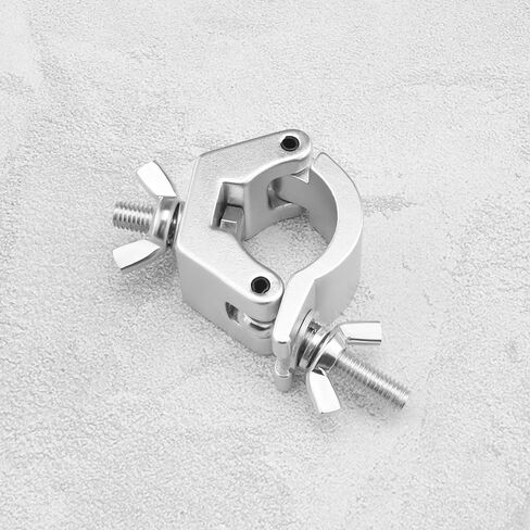Create idea 4pcs Aluminum Alloy Hook Truss Hook Clamp O-Clamp Half Hook Stage Light Hook for Spotlight LED Light or Stage Light Hanger Pipe Clamp 28-35mm in Saudi Arabia